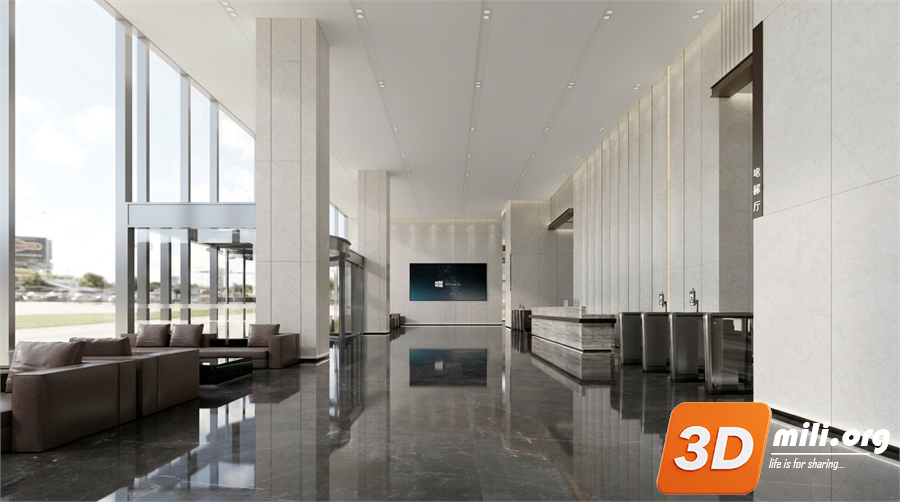 Lobby front desk Skp Files 